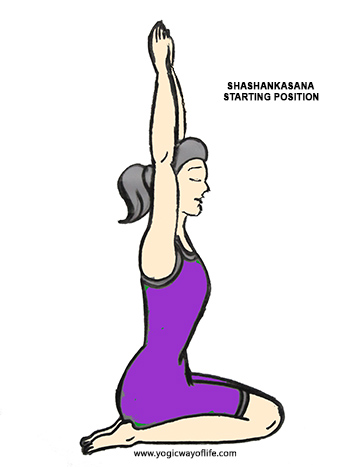 Shashankasana - The Hare Pose