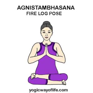 Agnistambhasana - Fire Log Pose